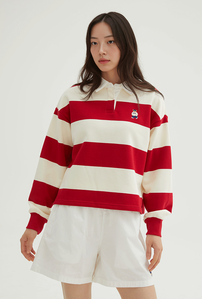  Áo Sweater SPAO - (Woody) Rugby Sweatshirt - SPMWE49C50 