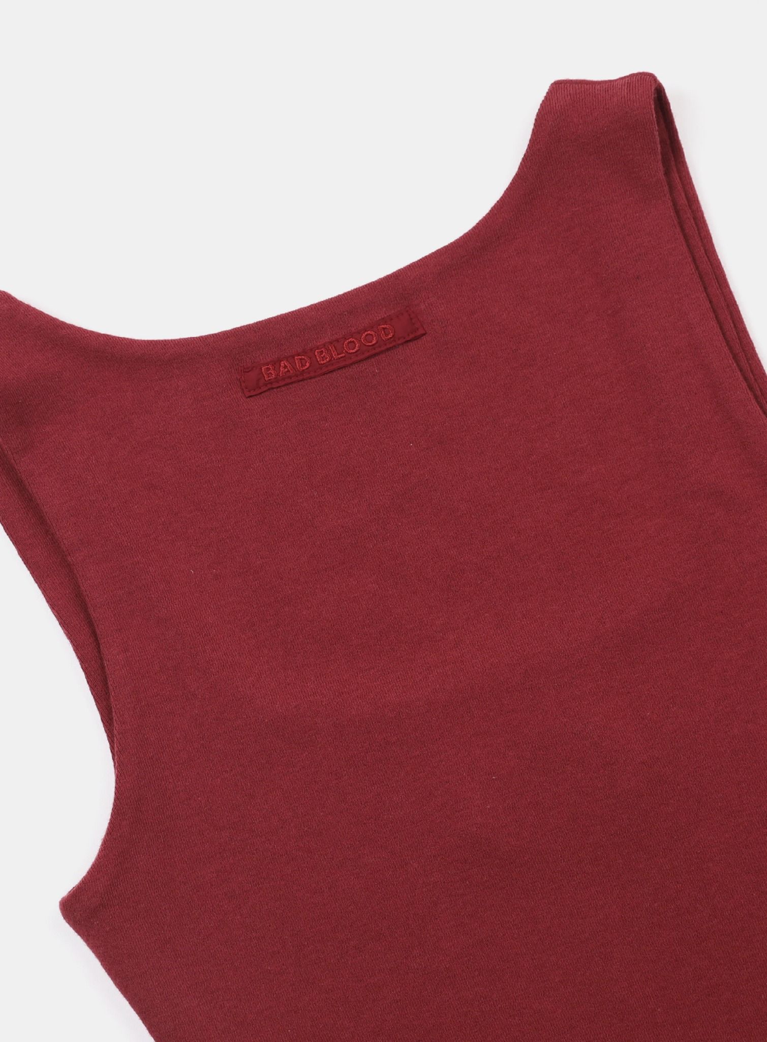  Áo Tanktop [Nữ] Badblood - [w-tnk24-073] Beyond Soft Square Neck Tank Red 