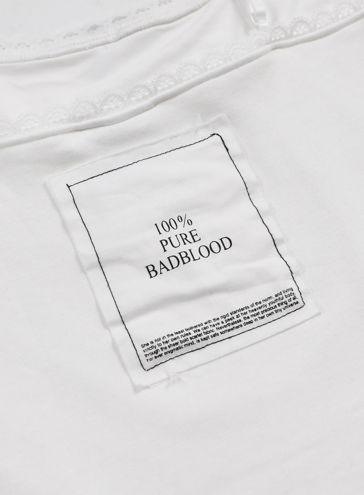  Áo Hai Dây [Nữ] Badblood - [w-tnk23-039] One Thing Camisole White 