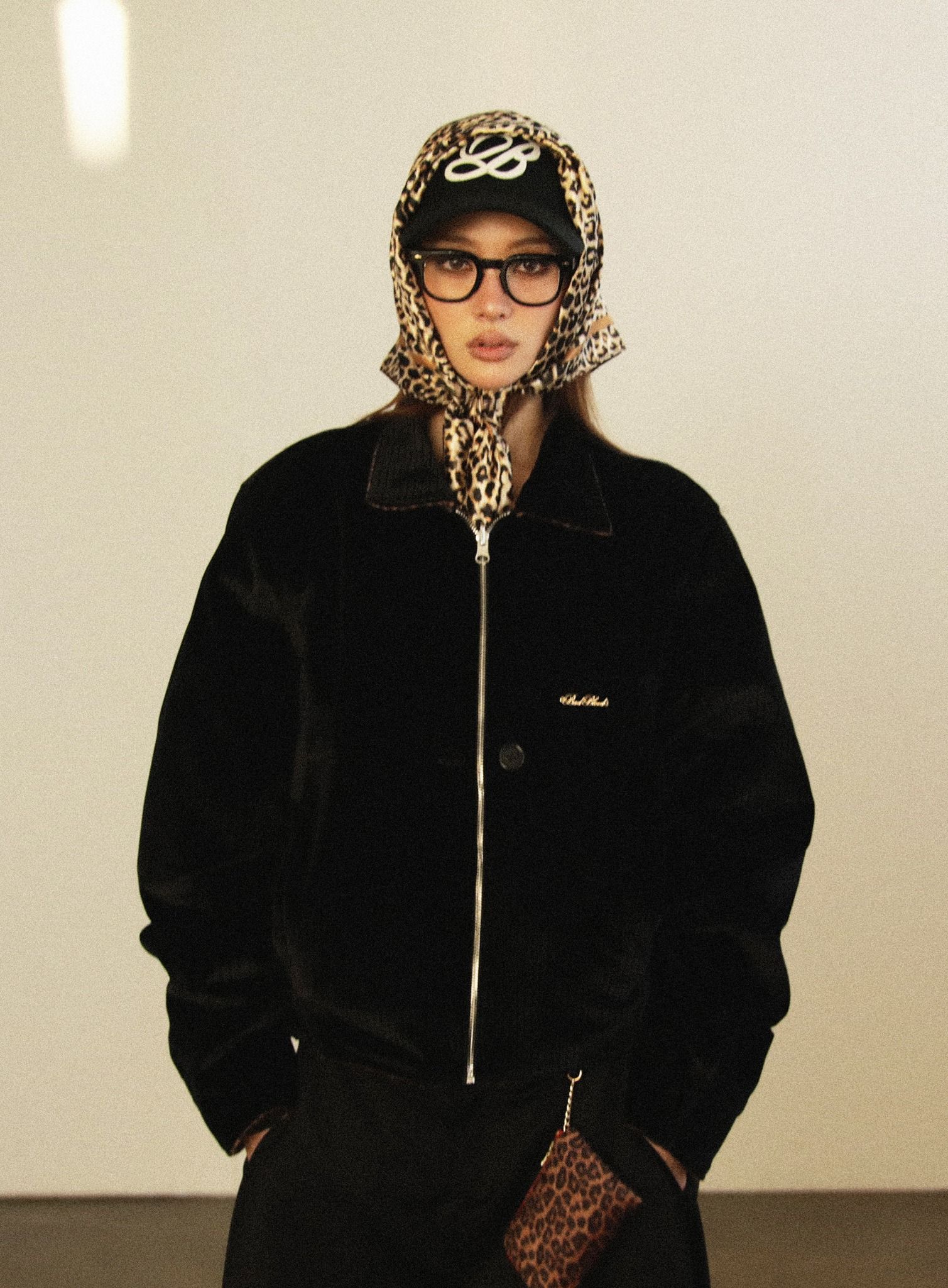  Nón Badblood - [w-hat24-053] Classic B Logo Wool Ball Cap Black 