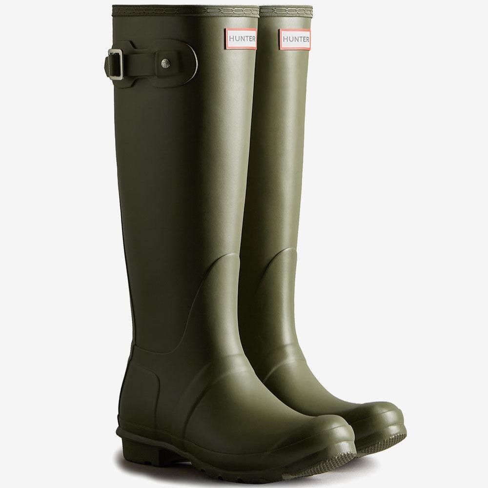  Giày Boots Hunter - Women's Original Tall Rain Boots Olive 