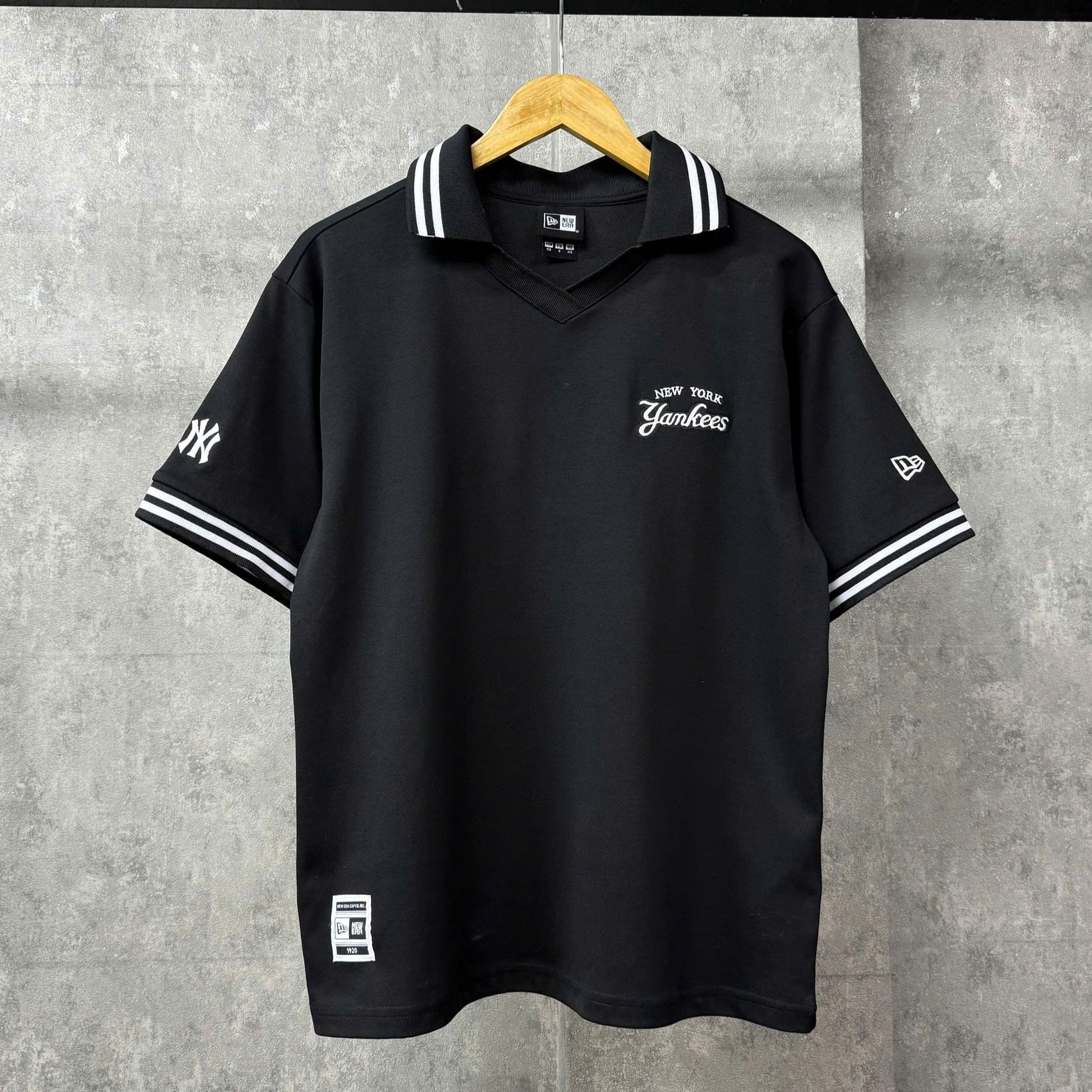  Áo Thun Polo New Era - [Unisex] NY Yankees Basic Logo Polo - Black 