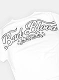  Áo Thun [Nữ] Badblood - [w-tee25-028] Mystic 1/2 Print T-Shirt Slim Fit White 