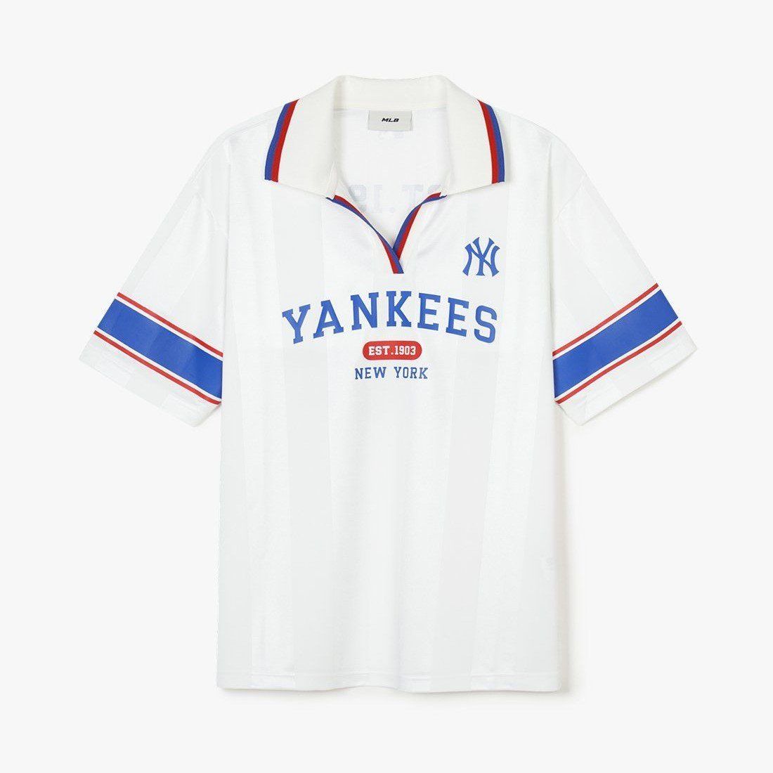 Áo Polo MLB [Unisex] Varsity Sport Jersey Overfit - 3FTSV1743 
