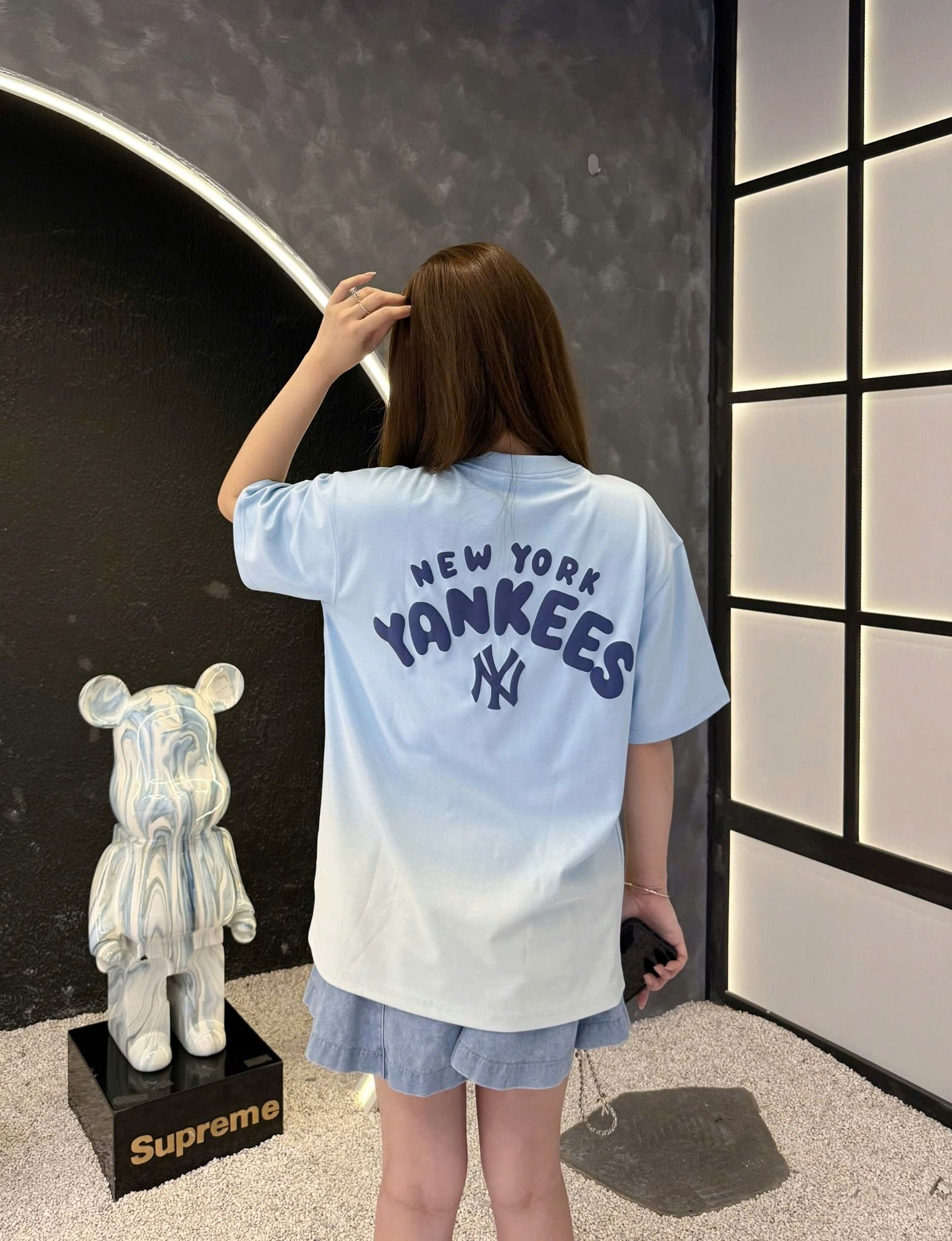  Áo Thun New Era - [Unisex] NY Yankees EST.1903 Gradient Blue/White - 177845230 