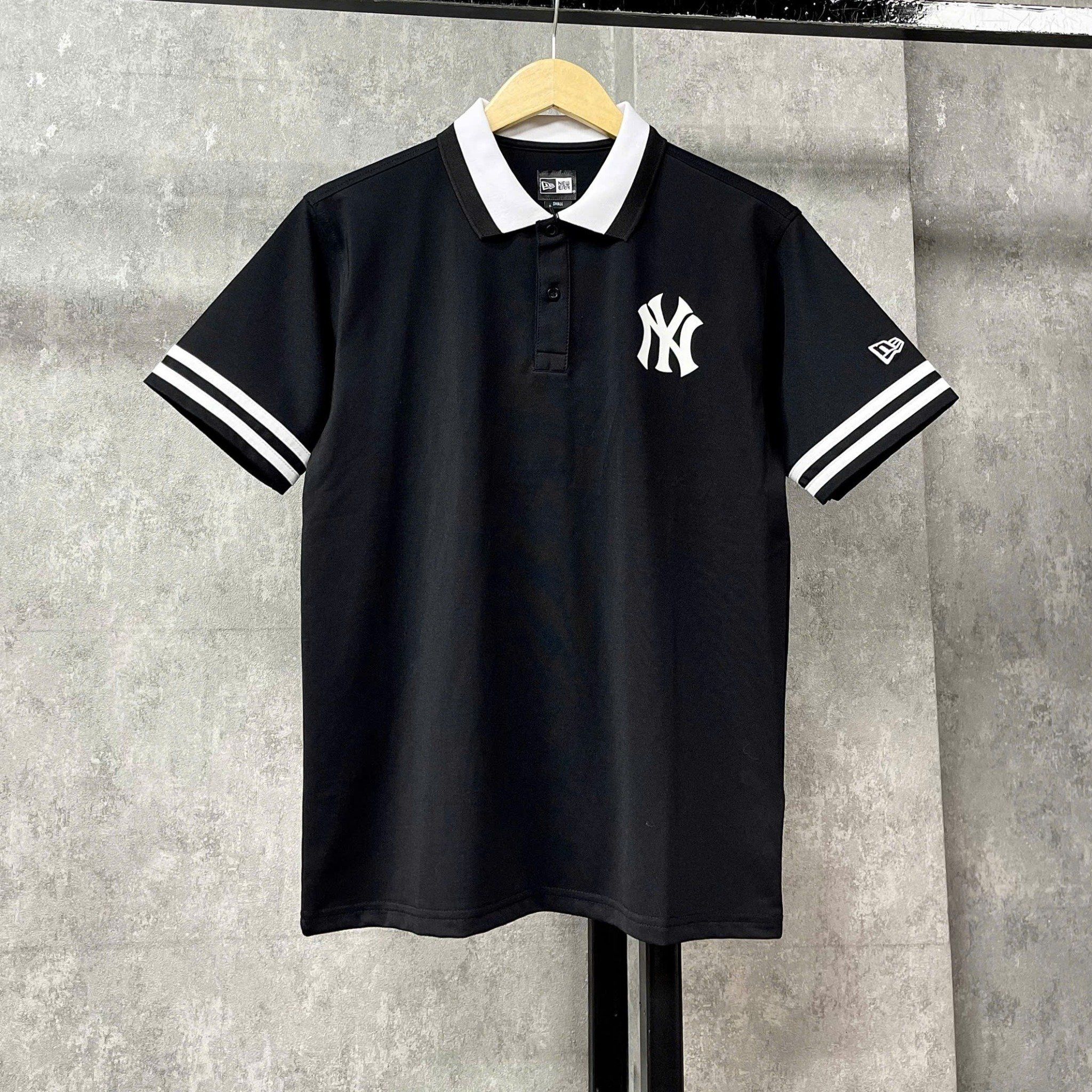  Áo Thun Polo New Era - [Unisex] NY Yankees Basic Arm Line Black 