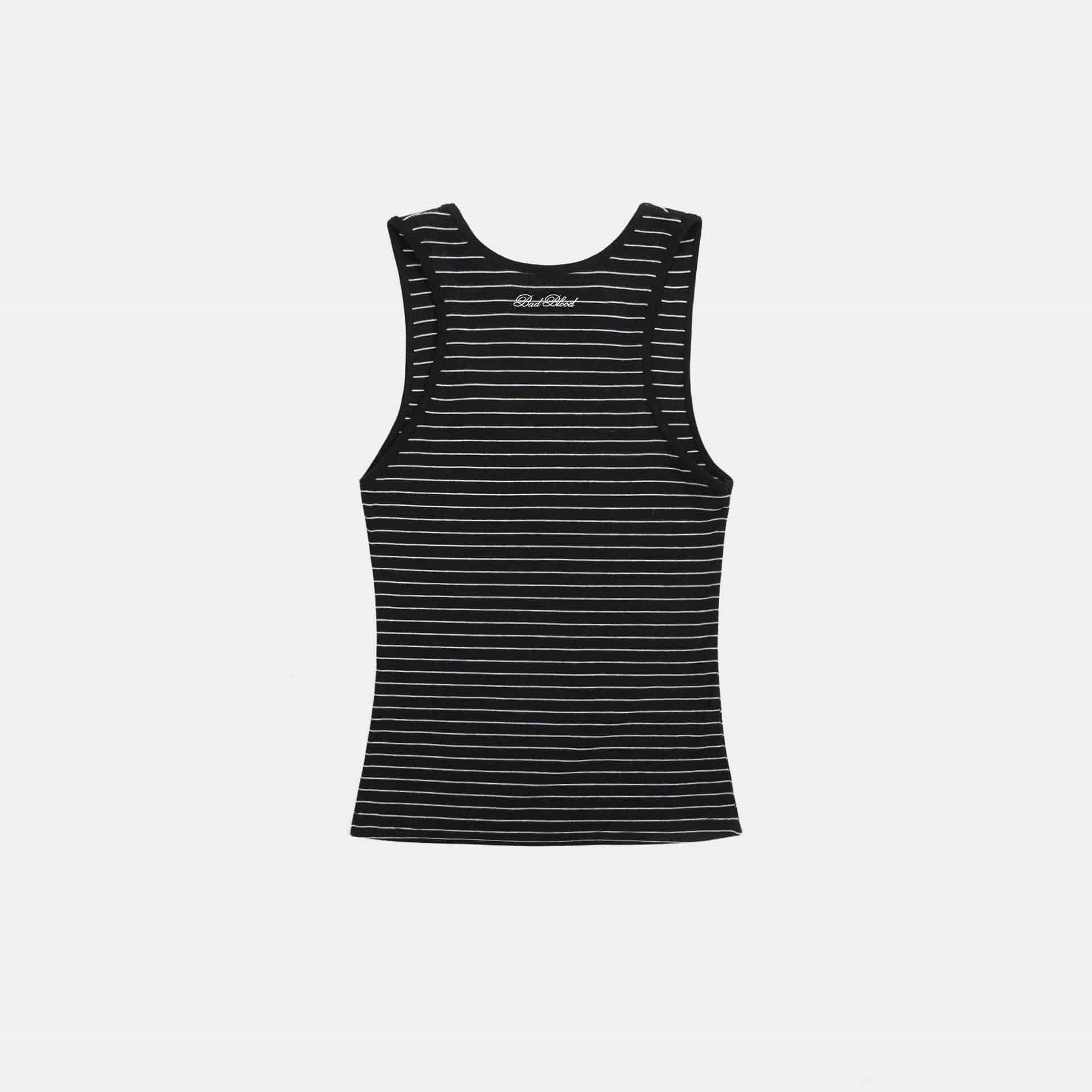  Áo Croptop [Nữ] Badblood - [w-tnk25-006] Beyond Soft Tank 3 Stripe Black 