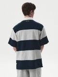  Áo Polo WHOAU [Unisex] -Steve Colorblock Collar T-Shirt - WHHAG2421U 