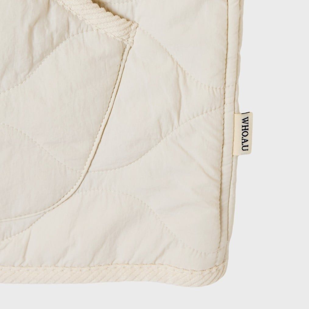  Áo Khoác Whoau [Nữ] - Steve Collar Quilting - WHJJG4954F 