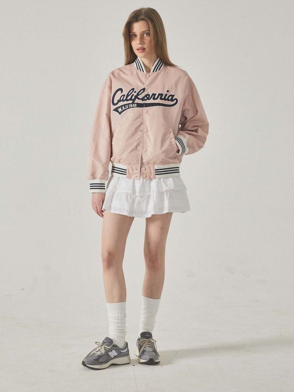  Áo Khoác Varsity WHOAU [Unisex] - Patch Varsity Jacket - WHJKF2315U 