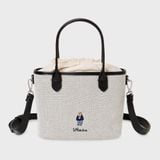  Túi Xách Whoau - Steve Canvas Tote Bag Black - WHBGG2224A 