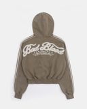  Áo Khoác [Unisex] Badblood - [w-hde25-006] Billy Washed Hooded ZipUp Sand 