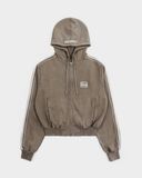  Áo Khoác [Unisex] Badblood - [w-hde25-006] Billy Washed Hooded ZipUp Sand 