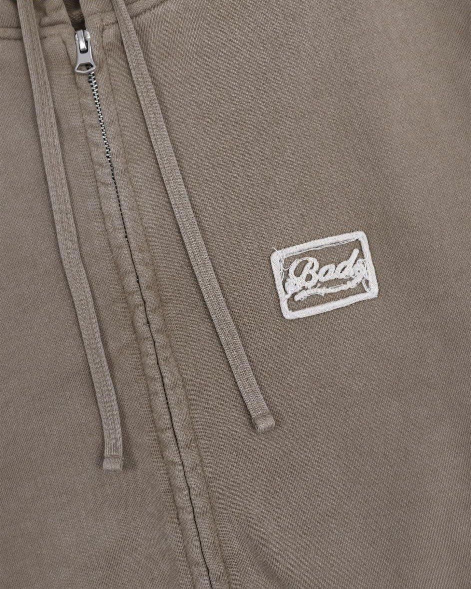  Áo Khoác [Unisex] Badblood - [w-hde25-006] Billy Washed Hooded ZipUp Sand 