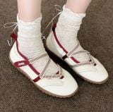  Giày Jeep Mary Jane - [Nữ] Outdoor Shoes Women's Low Top White Red - P651W13111 