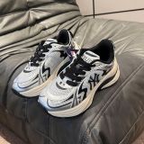  Giày MLB Korea Curve Runner New York Yankees Silver - 3ARNSPL4N-50SIS 