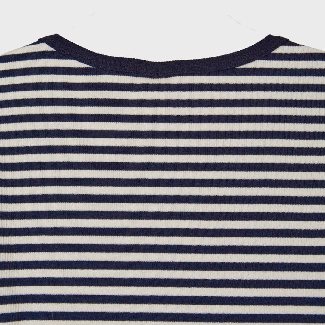  Áo Thun WHOAU [Nữ] - Steve Ribbed Henry Neck - WHRAG2452F 