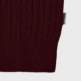  Áo Cardigan WHOAU [Nữ] - Steve High Gauge Wool Cable - WHCKG4912F 