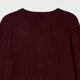  Áo Cardigan WHOAU [Nữ] - Steve High Gauge Wool Cable - WHCKG4912F 