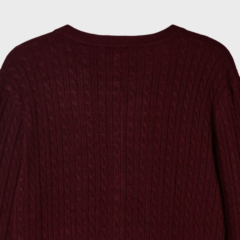  Áo Cardigan WHOAU [Nữ] - Steve High Gauge Wool Cable - WHCKG4912F 