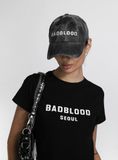 Nón Badblood - [w-hat23-002] Vintage Logo Ball Cap Charcoal 