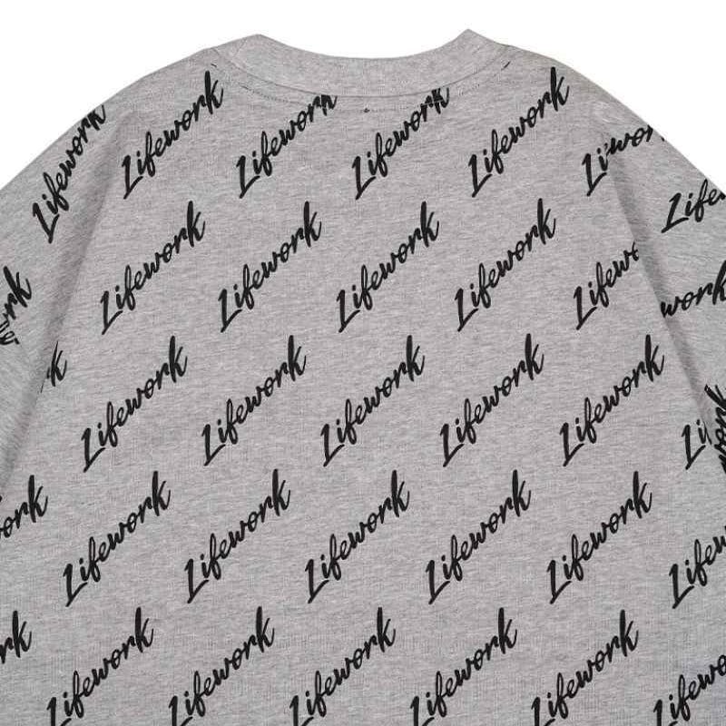  Áo thun Life Work [Unisex] - Signature Lettering T-Shirt - LW242TS070 