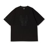  Áo thun Life Work [Unisex] - Laceradock Applique Short Sleeve T-Shirt - LW232TS125 