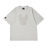  Áo thun Life Work [Unisex] - Laceradock Applique Short Sleeve T-Shirt - LW232TS125 