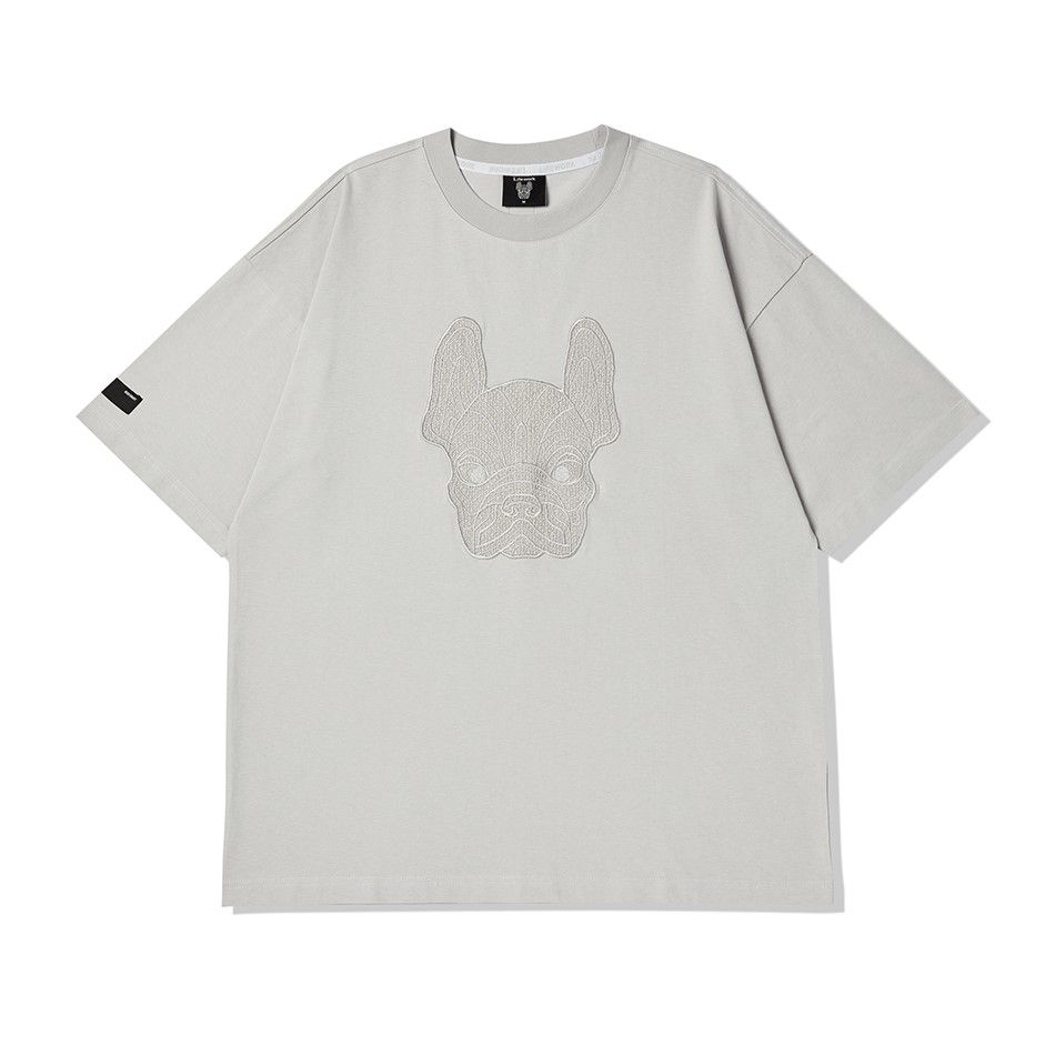  Áo thun Life Work [Unisex] - Laceradock Applique Short Sleeve T-Shirt - LW232TS125 