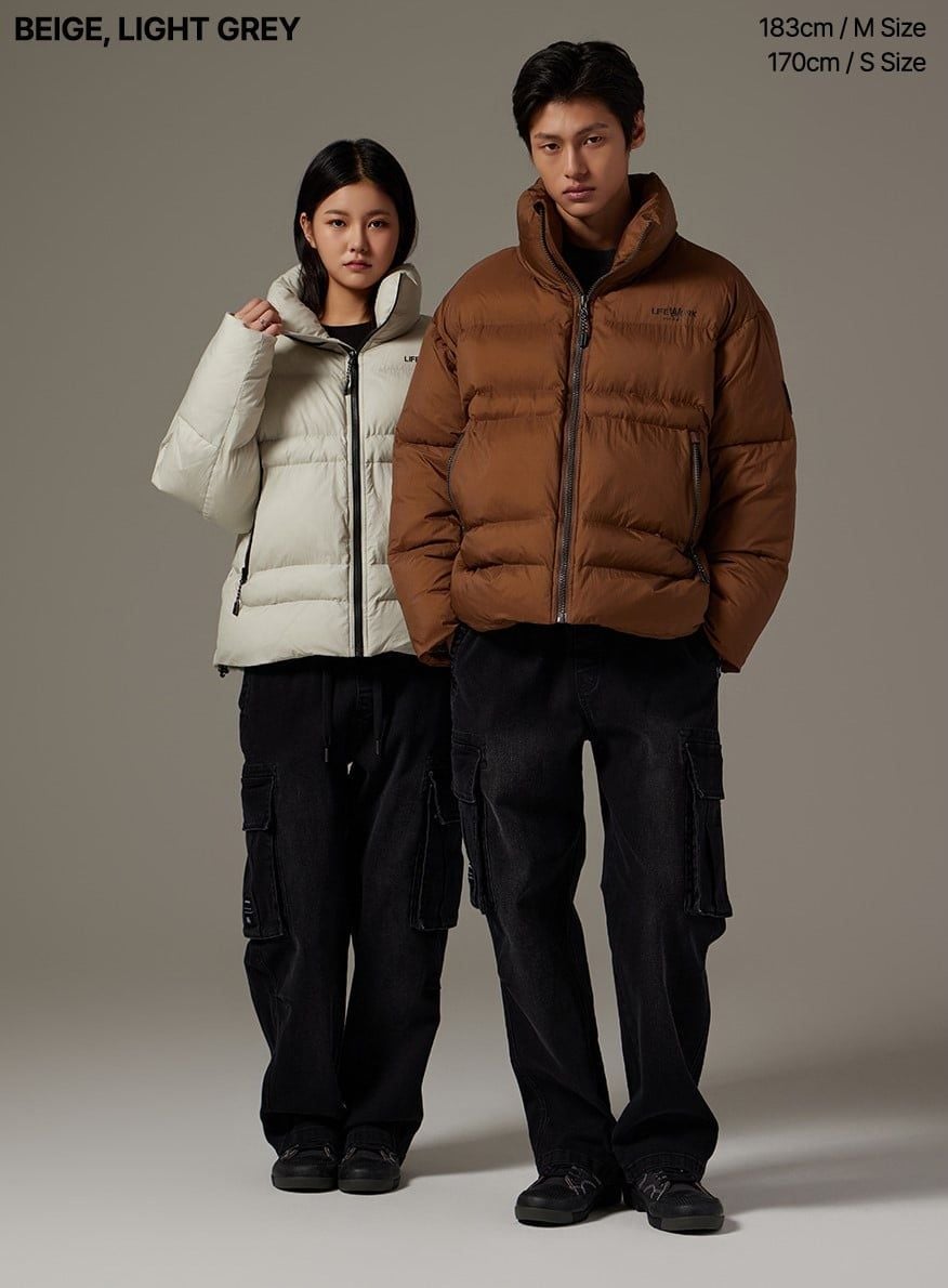  Áo Khoác Phao LifeWork [Unisex] - Turtleneck Puffer High-Neck Jumper - LW244JP150 