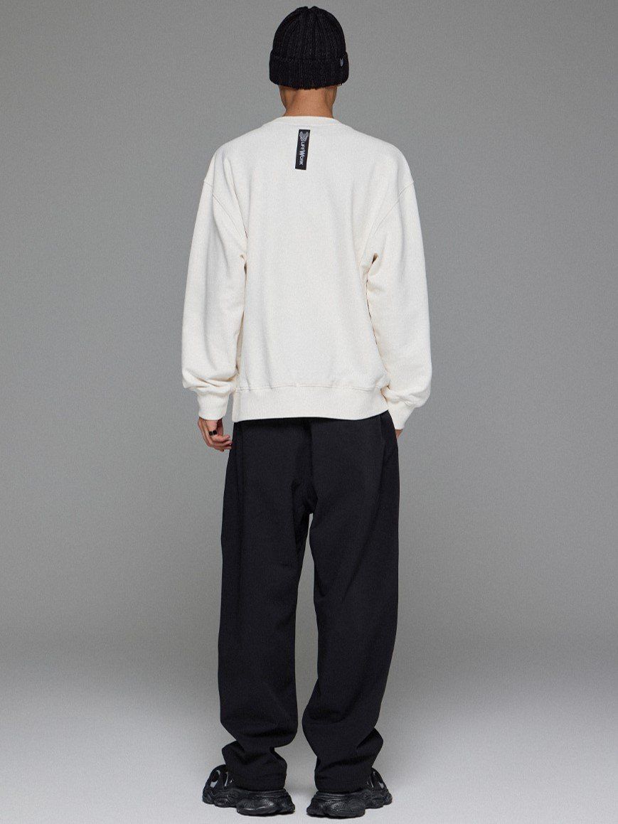  Áo Sweater Life Work - [Unisex] Grass Embroidery Hipdog - LW253MT107 