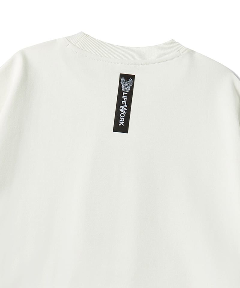  Áo Sweater Life Work - [Unisex] Grass Embroidery Hipdog - LW253MT107 