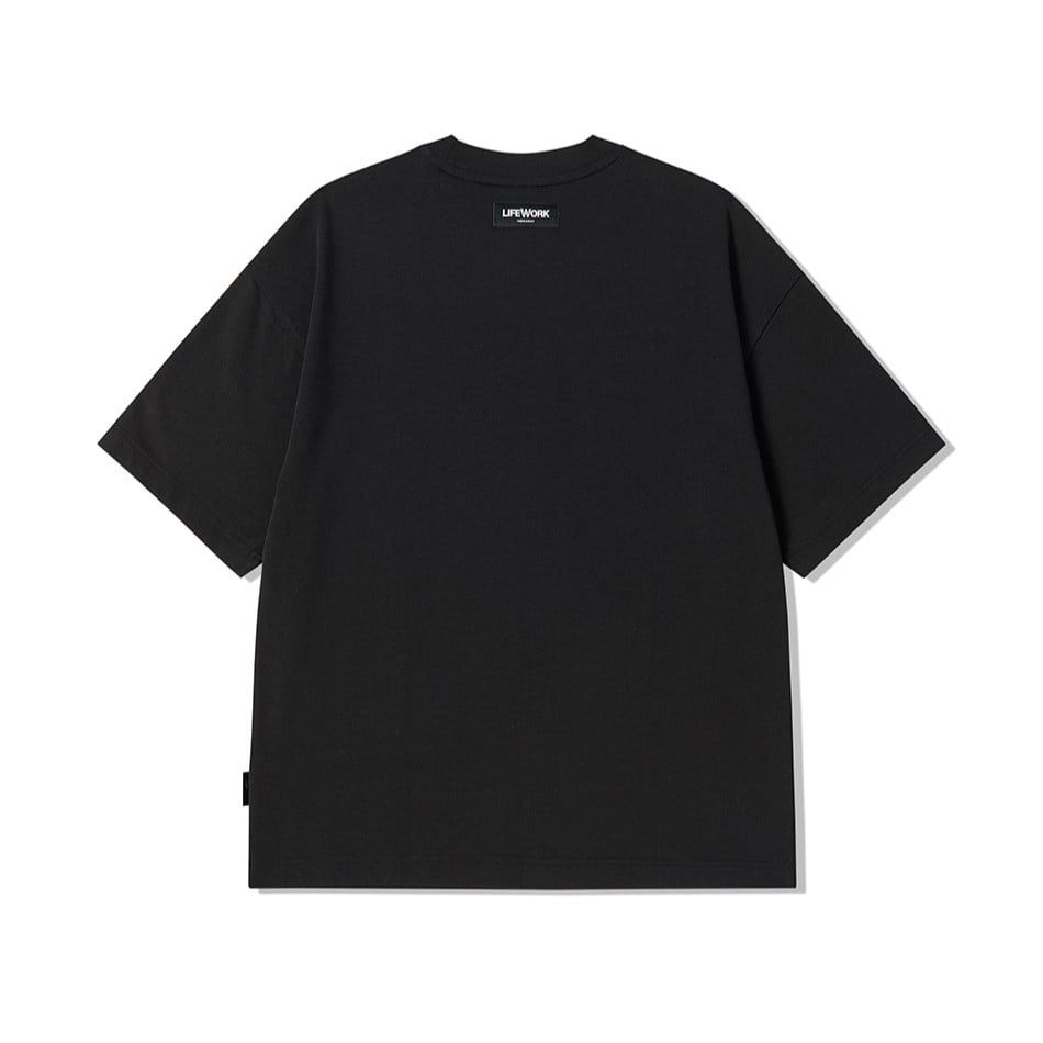  Áo thun LifeWork [Unisex] - Hipdog Hooded Applique Short Sleeve T-shirt - LW262TS104 