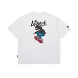  Áo thun Life Work [Unisex] - Clover Board Hip Dog - LW262TS453 