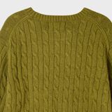  Áo Sweater Whoau [Nữ] - Steve Cable R-neck Pullover - WHKAG4921F 