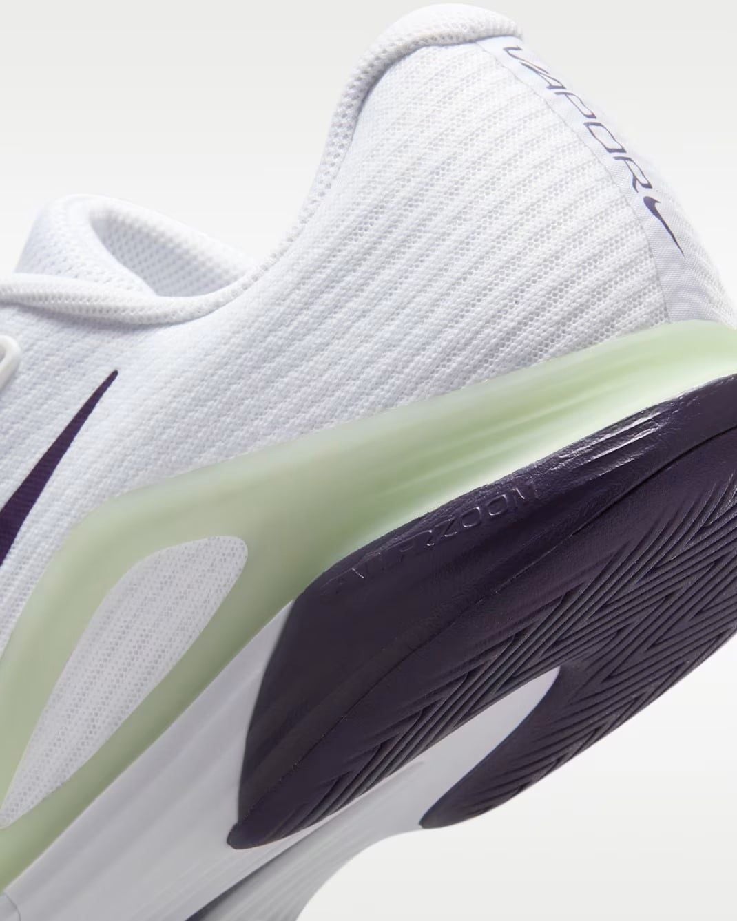  Giày Nike Zoom Vapor 12 Tennis White/Dark Raisin/Volt Tint FV5552-108 