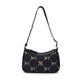  Túi Xách MLB Korea - Dia Mono JQD Mini Hobo Bag New York Yankees Black - 7ACRMD15N-50BKS 