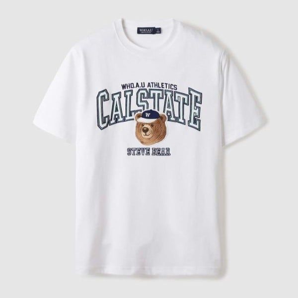 Áo Thun WHOAU [Unisex] - Steve Campus Patch - WHRPE2492U