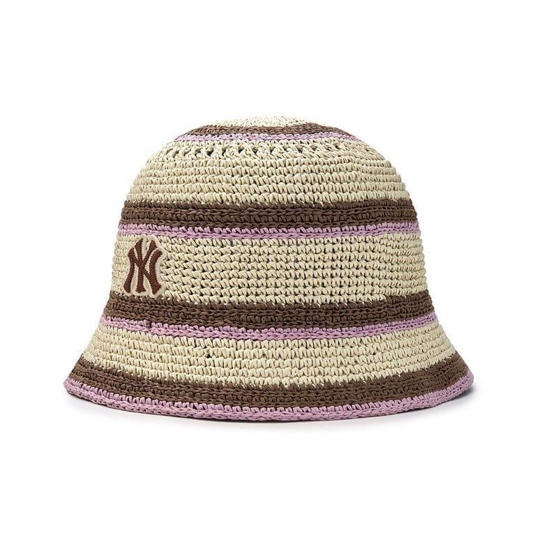  Nón Bucket Dệt Kim MLB - Stripe Summer - 3AHTV0153-50BGD 