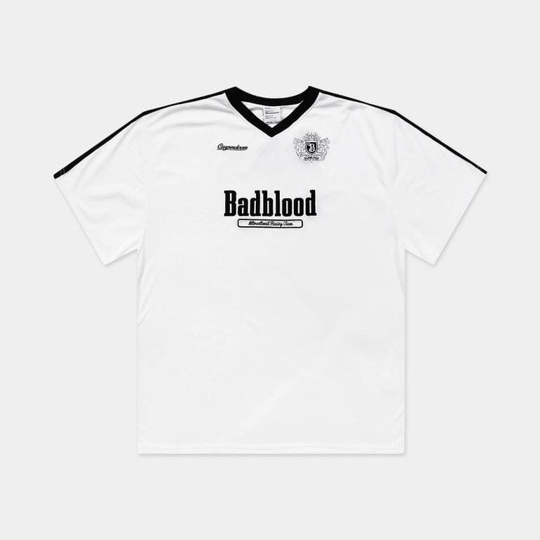  Áo Thun [Unisex] Badblood - [at-tee23-003] Sports Club T-Shirt White 