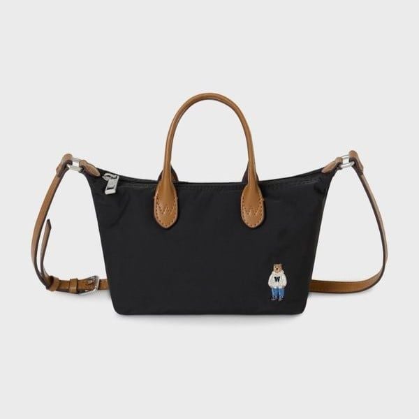  Túi Xách Whoau - Steve Nylon Mini Cross Bag Black - WHBGG1111A 