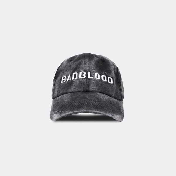 Nón Badblood - [w-hat23-002] Vintage Logo Ball Cap Charcoal