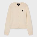  Áo Cardigan WHOAU [Nữ] - Steve R-Neck Cream - WHCKG1111F 