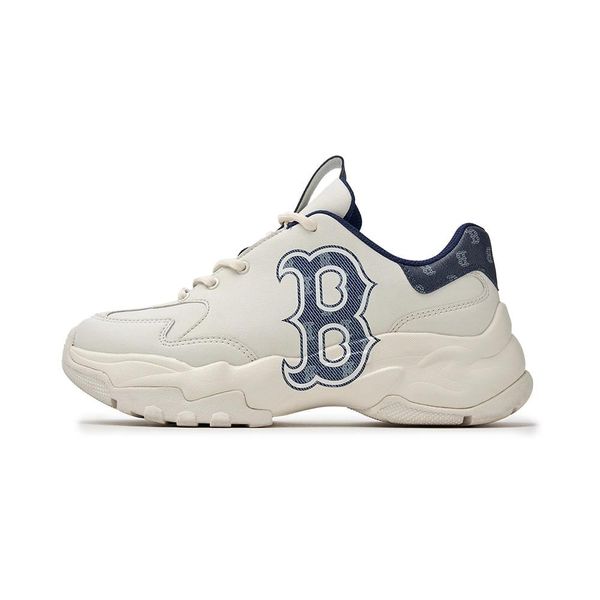 Giày MLB Bigball Chunky Denim Momogram Boston Navy - 3ASHBDM4N-43NYS