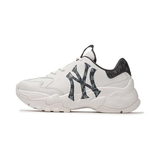 Giày MLB Bigball Chunky Denim Momogram New York Yankees Black - 3ASHBDM4N-50BKS