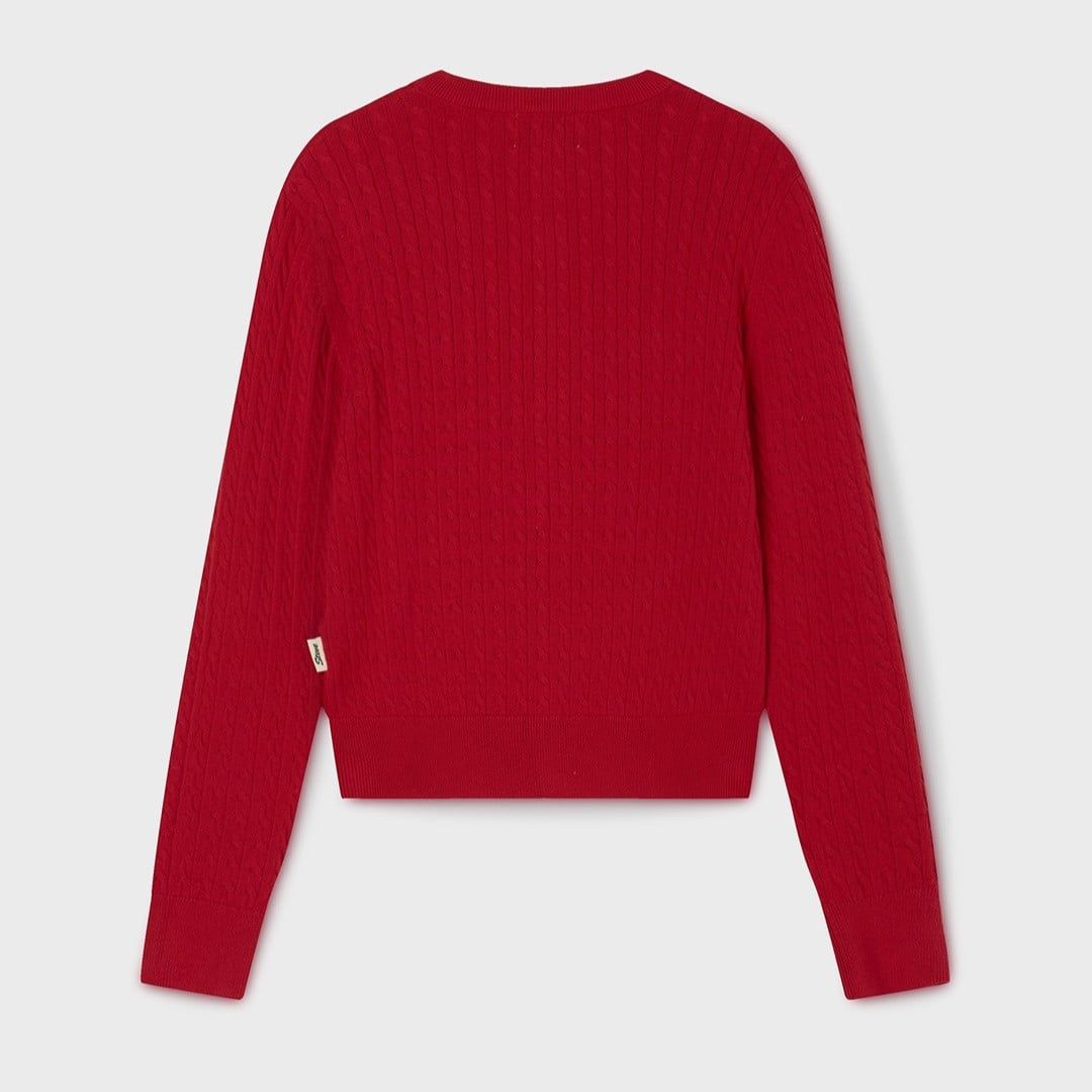  Áo Cardigan WHOAU [Nữ] - Steve High Gauge Wool Cable - WHCKG2325F 