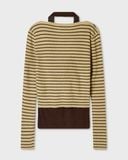  Áo Thun Cổ Yếm WHOAU [Nữ] - Halterneck Layered Pullover - WHKAG4851F 