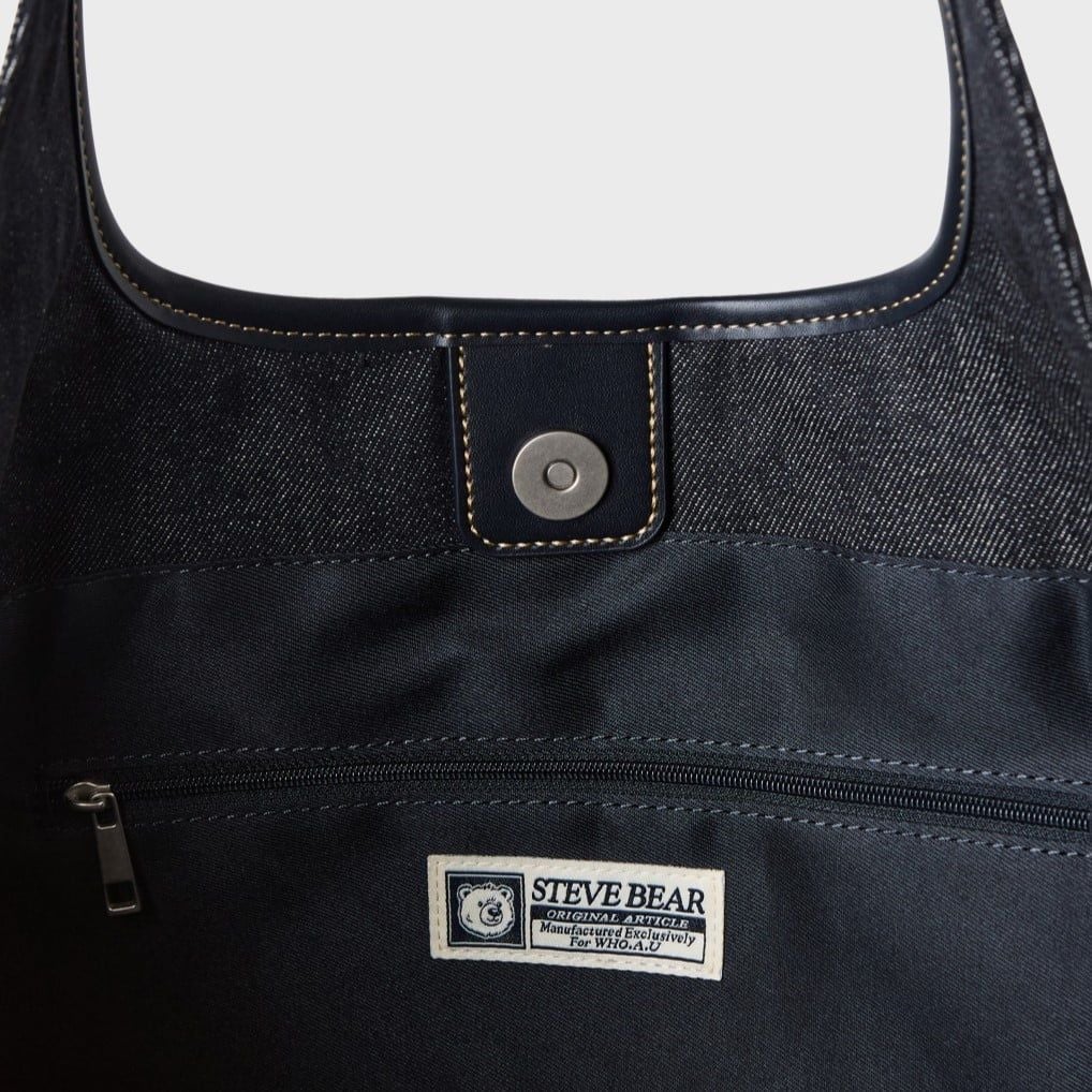  Túi Tote Whoau - Steve Denim Shoulder Bag - WHBGG3821A 