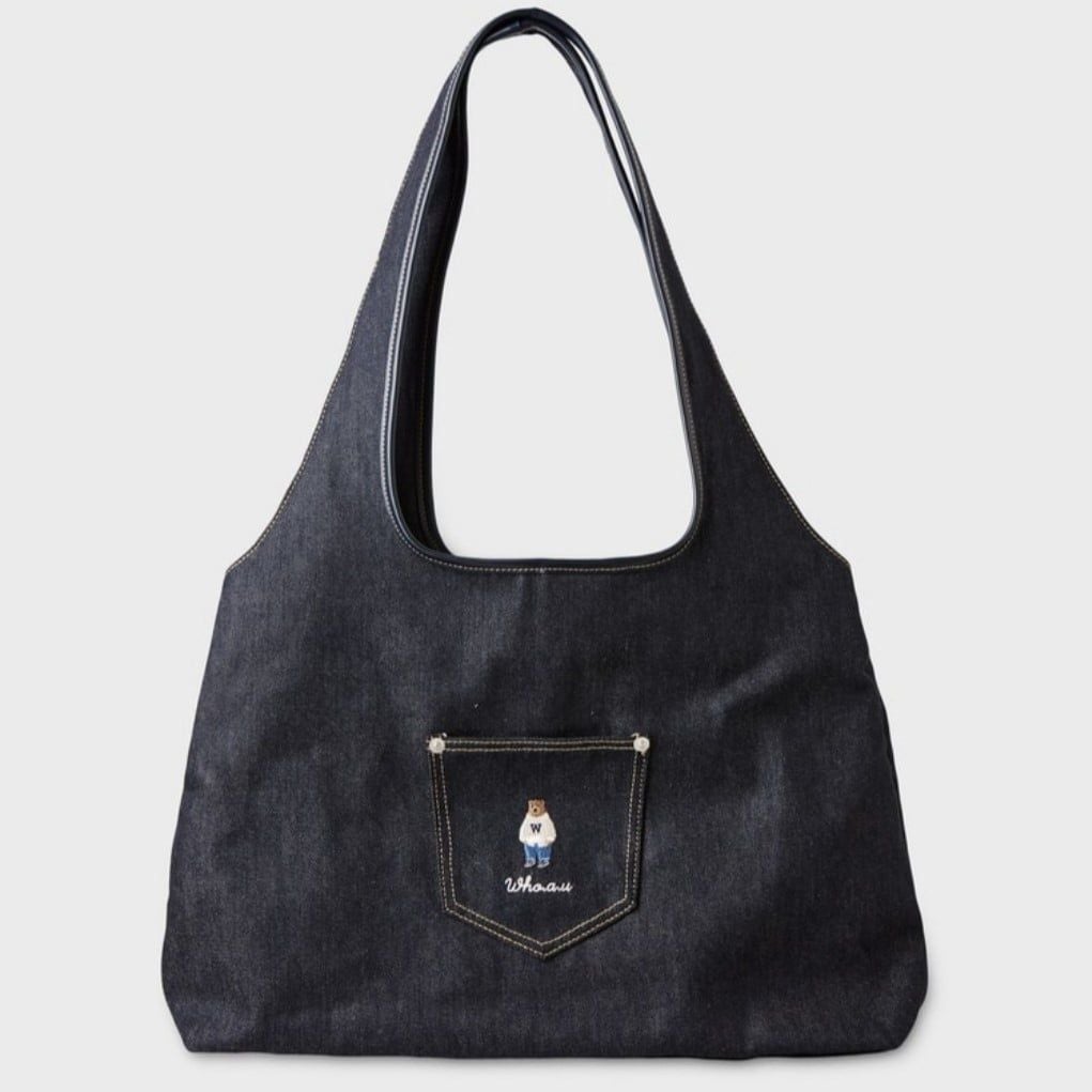  Túi Tote Whoau - Steve Denim Shoulder Bag - WHBGG3821A 