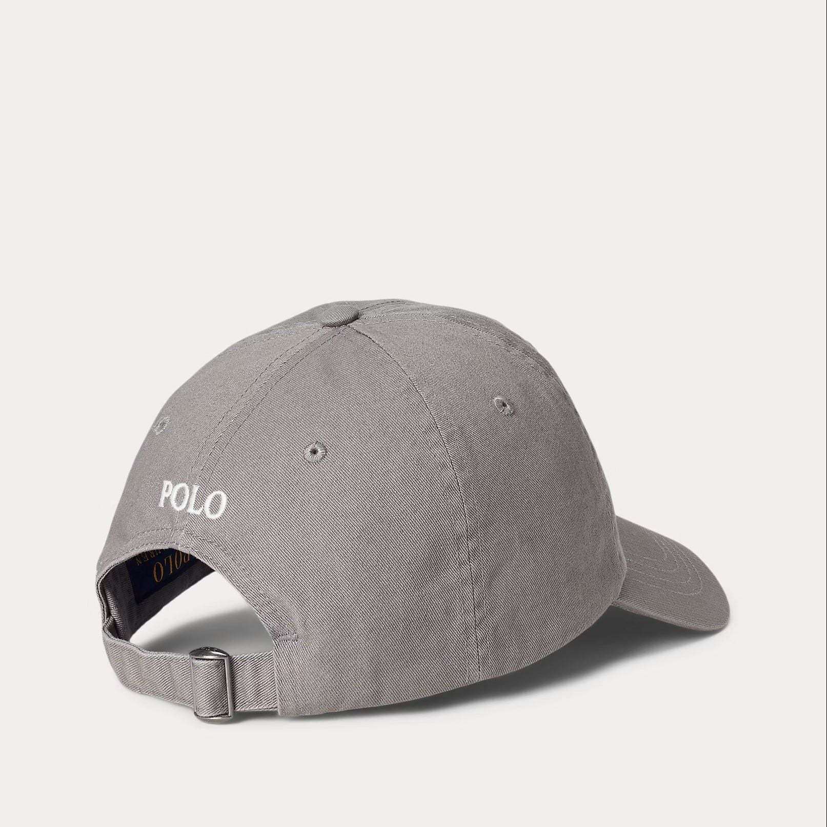  Nón Polo Ralph Lauren - [Unisex] Cotton Chino White Logo Gray 